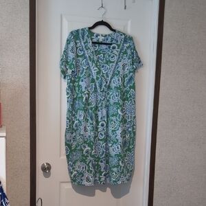 J. Jill Knee Length Knit Dress, XL